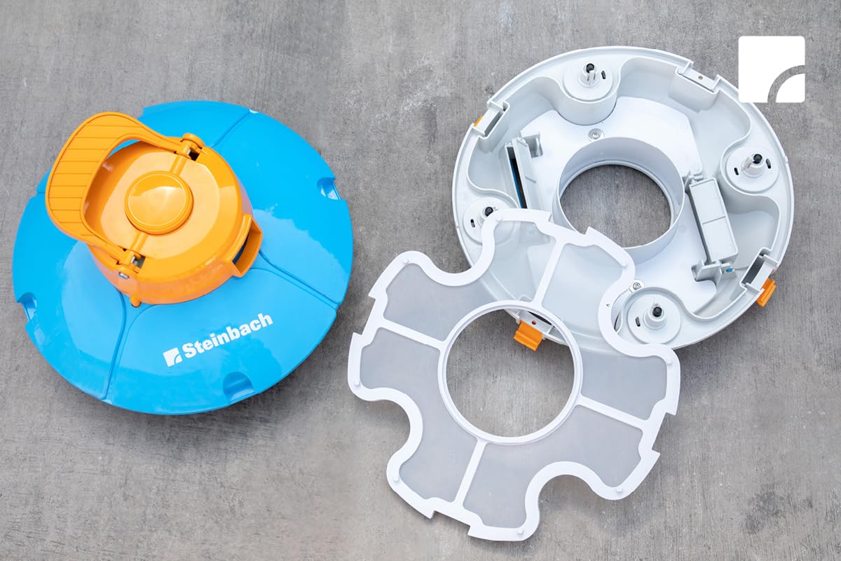 STEINBACH Poolrunner Battery Basic 2.0, für Pools bis 10 m² Grundfläche, vollautomatisch, kabelllos, Akku-Betrieb, 061208