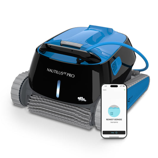 Dolphin Nautilus CC PRO IOT Automatischer Poolreiniger Poolroboter mit Kabel - Boden, Wasserlinie und Wandreinigung - Kontrolle mit app