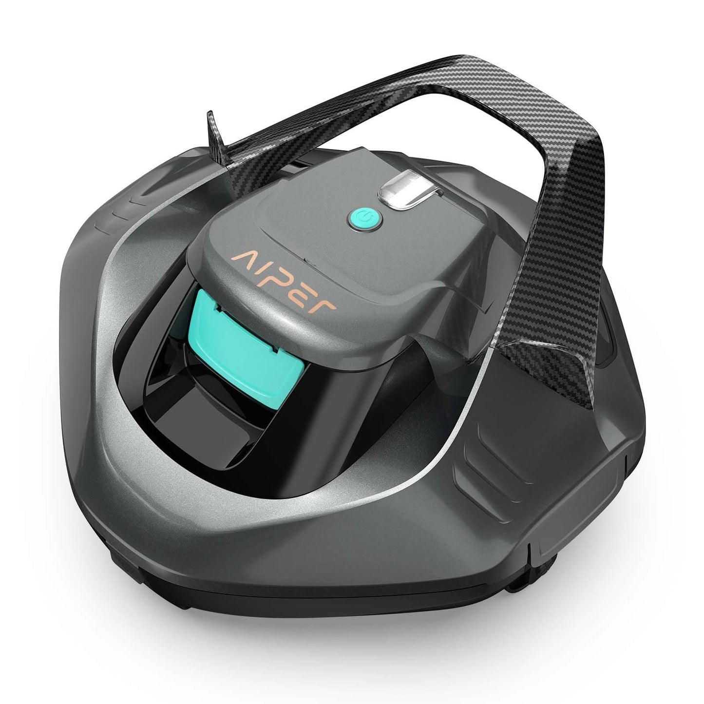 AIPER Poolroboter, Kabellos Poolsauger Akku, Bodensauger mit 90 Min Laufzeit, Automatisches Parken, Dual-Antriebsmotoren & LED-Anzeigen