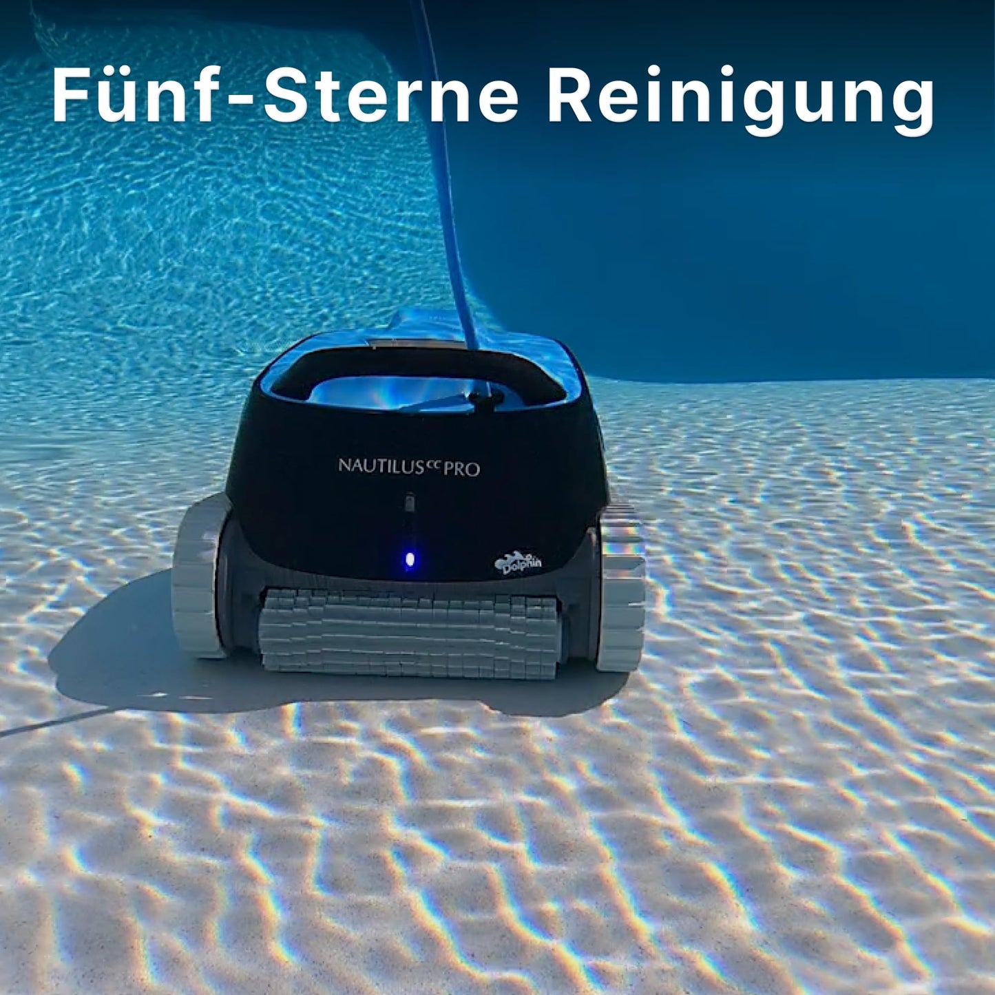 Dolphin Nautilus CC PRO IOT Automatischer Poolreiniger Poolroboter mit Kabel - Boden, Wasserlinie und Wandreinigung - Kontrolle mit app