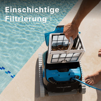 Dolphin Nautilus CC PRO IOT Automatischer Poolreiniger Poolroboter mit Kabel - Boden, Wasserlinie und Wandreinigung - Kontrolle mit app