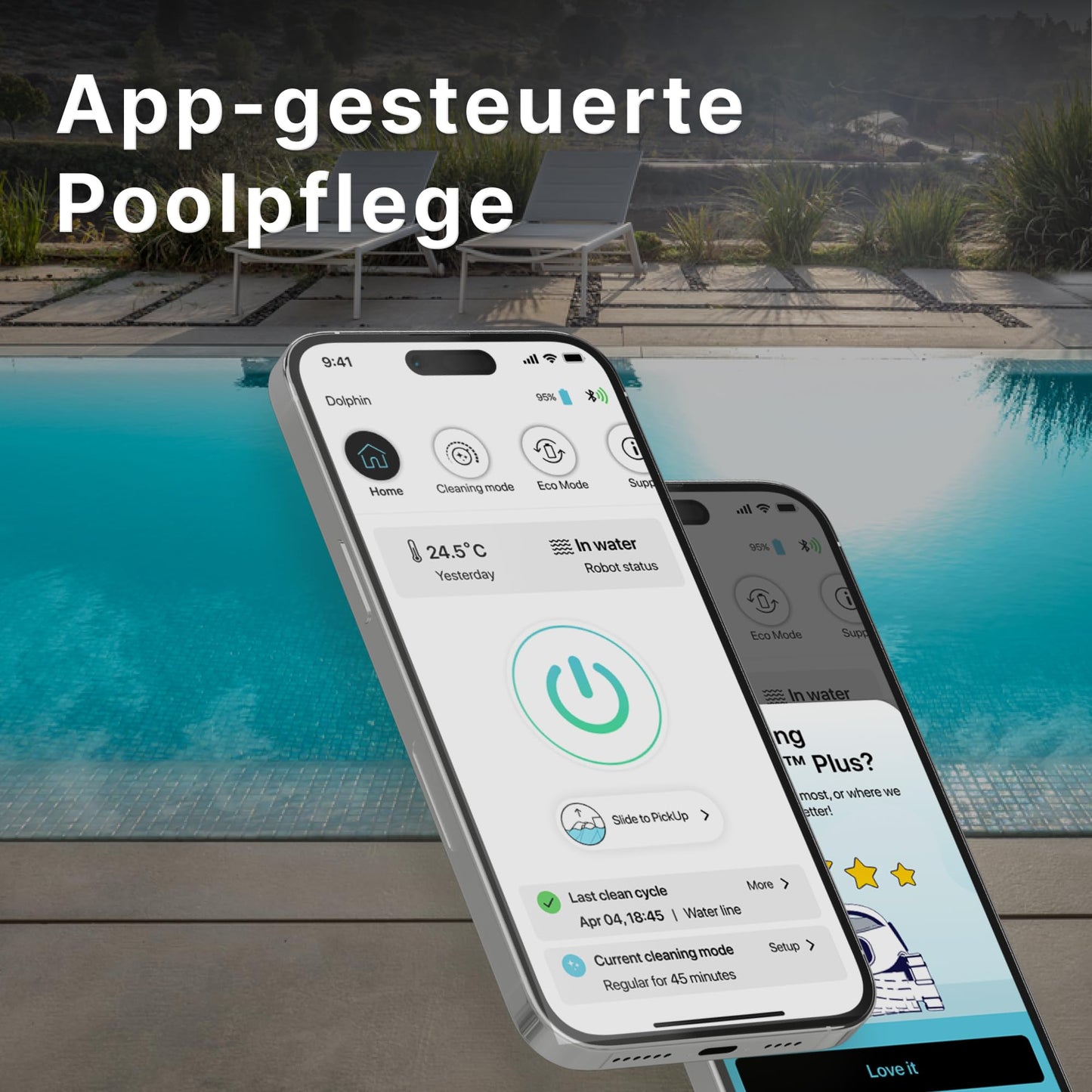 Dolphin Nautilus CC PRO IOT Automatischer Poolreiniger Poolroboter mit Kabel - Boden, Wasserlinie und Wandreinigung - Kontrolle mit app